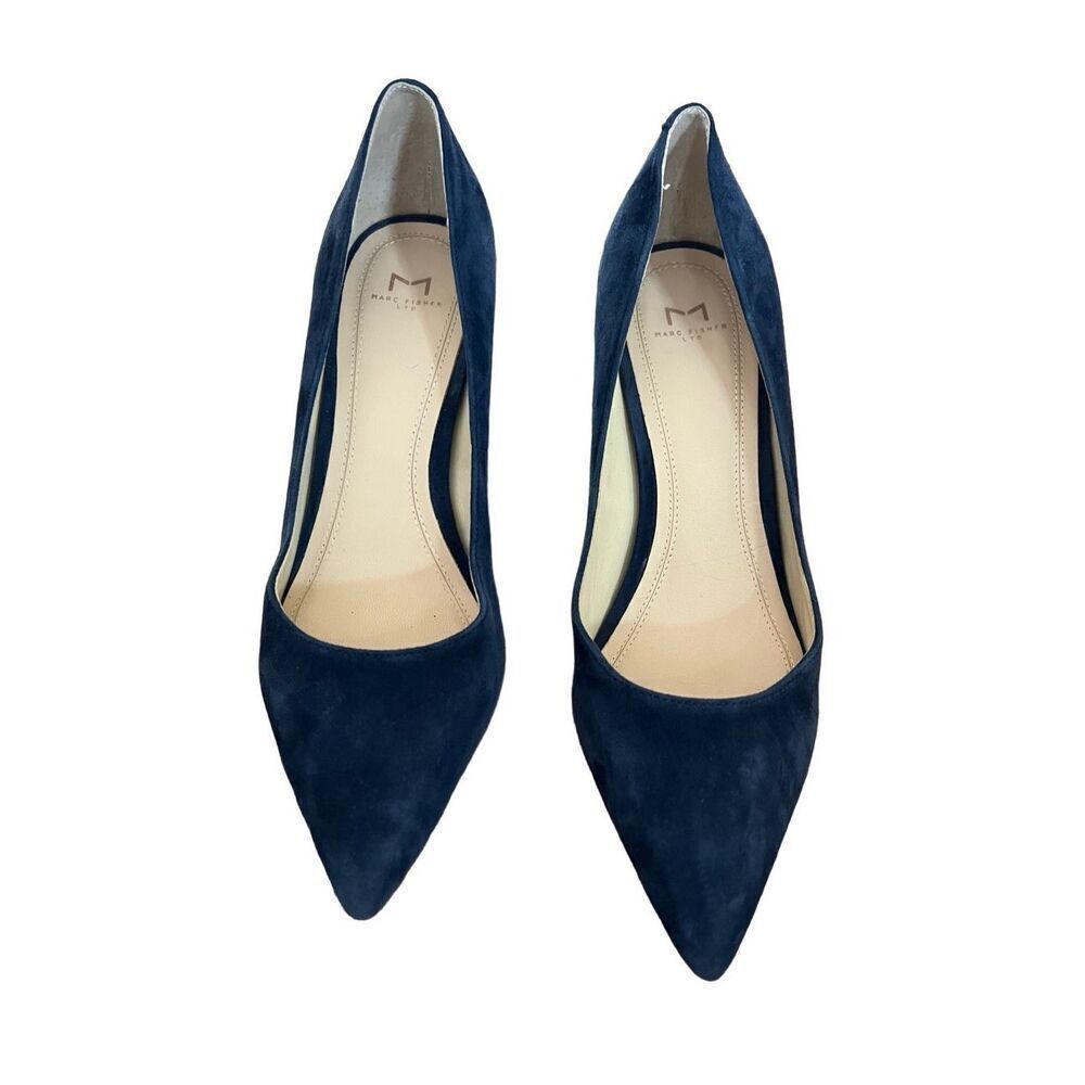 Marc Fisher Navy Blue Zala Heels